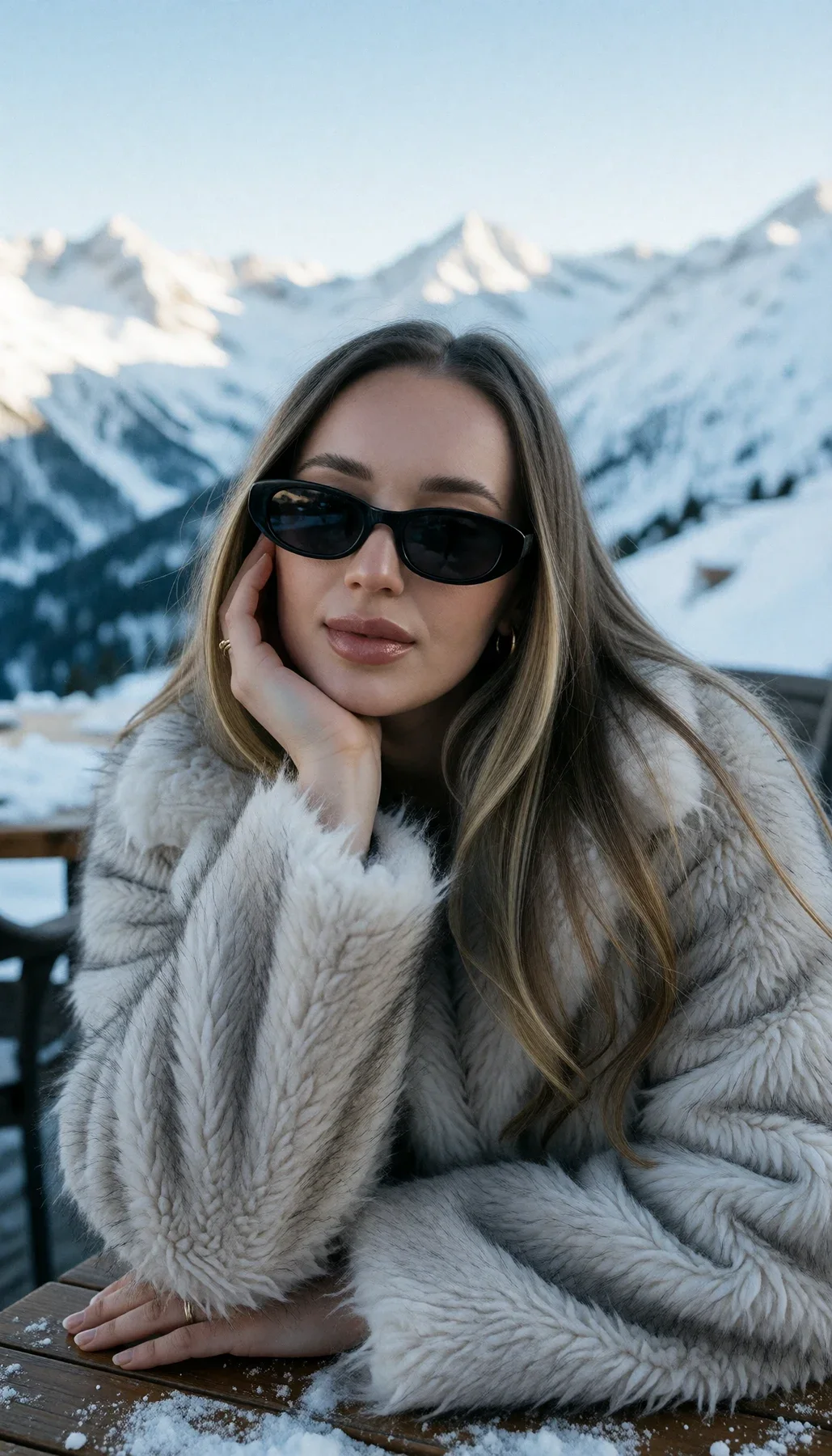 Alpine Sun — canvas portrait by KOOBOOX