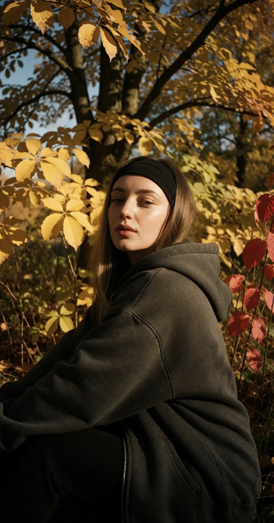 Golden Autumn — canvas portrait by KOOBOOX