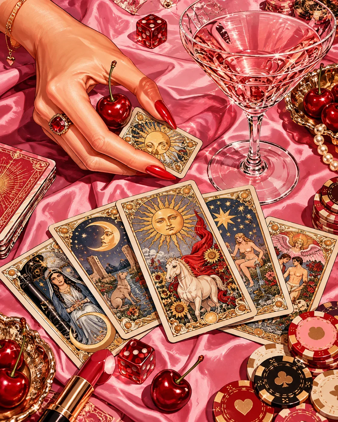 Cherry Fortune — wooden jigsaw puzzle by KOOBOOX