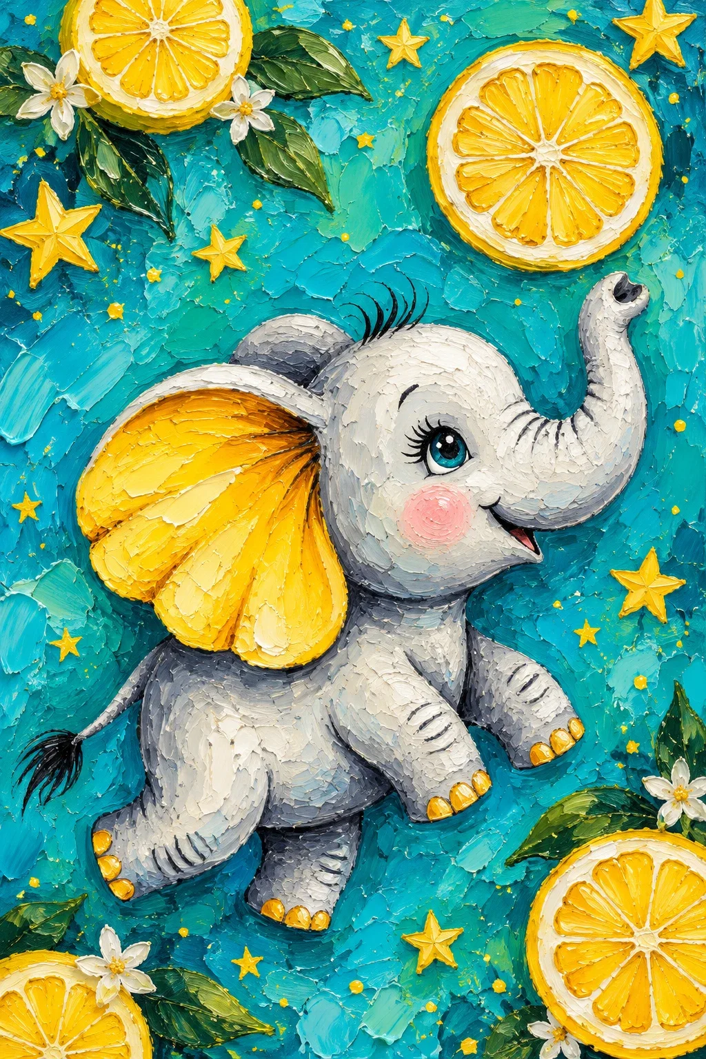 Lemon Elephant — wooden jigsaw puzzle by KOOBOOX