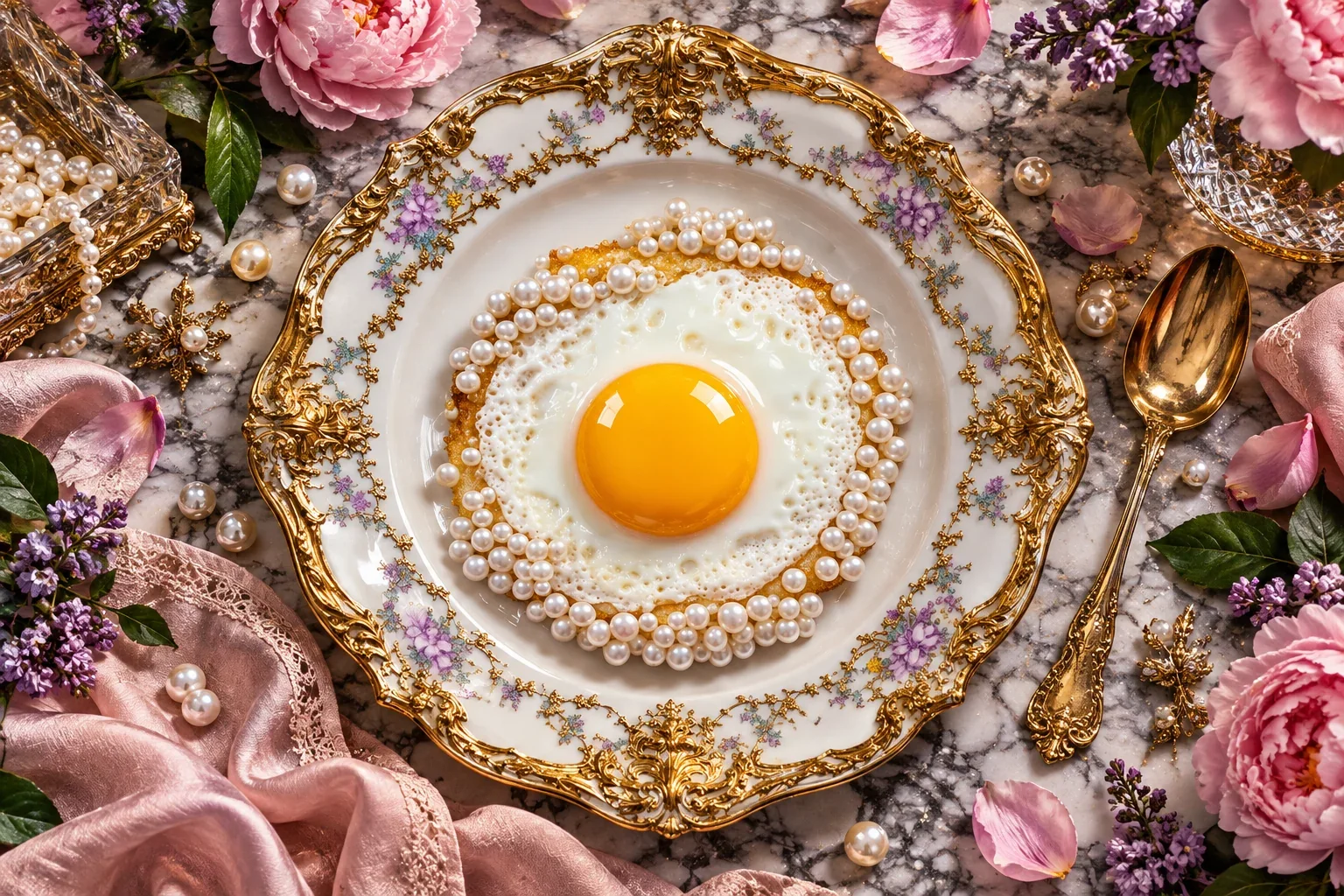 Pearl Breakfast — wooden jigsaw puzzle by KOOBOOX