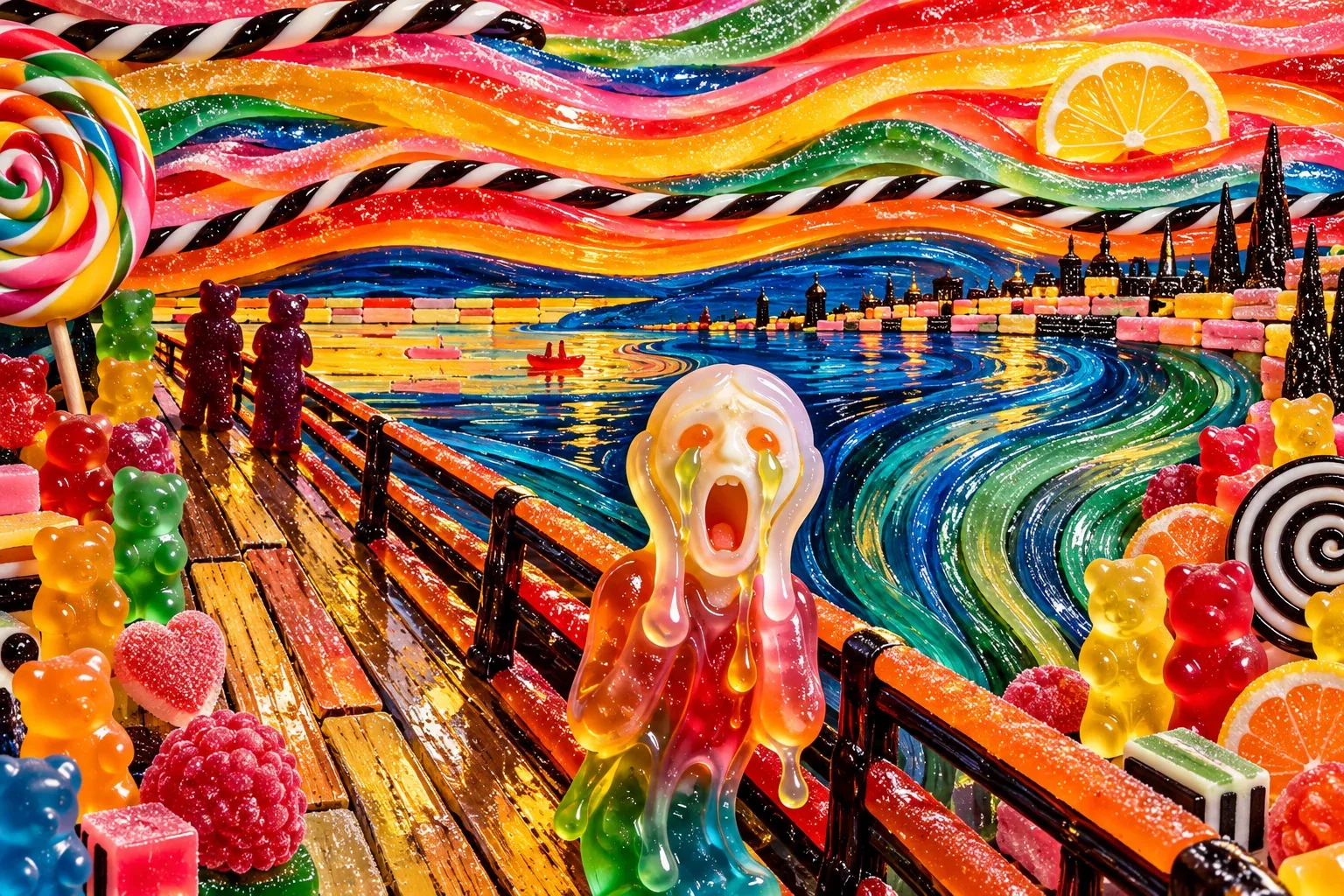 The Sweet Scream — wooden jigsaw puzzle by KOOBOOX