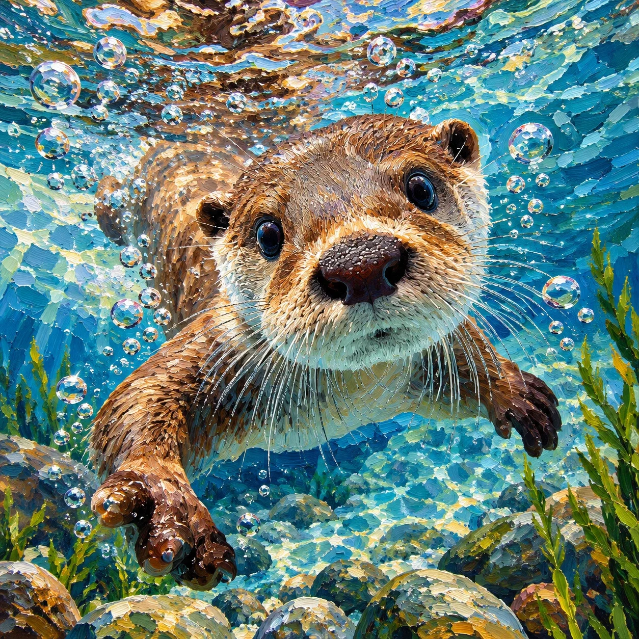 Curious Otter — wooden jigsaw puzzle by KOOBOOX