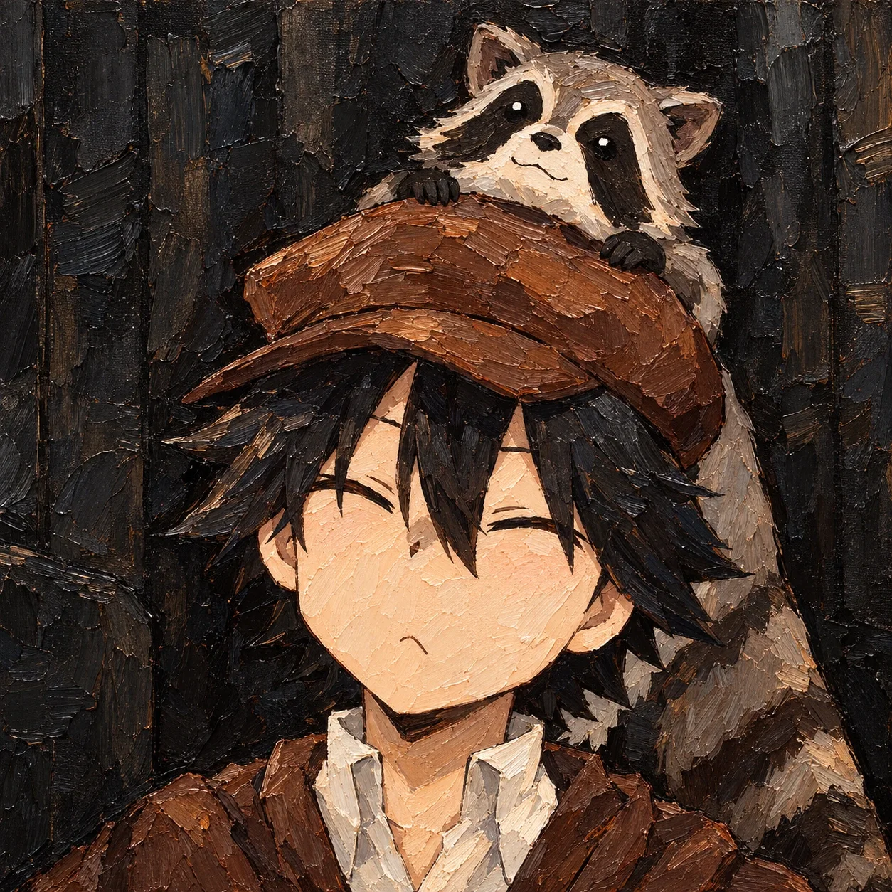 The Raccoon Hat — wooden jigsaw puzzle by KOOBOOX