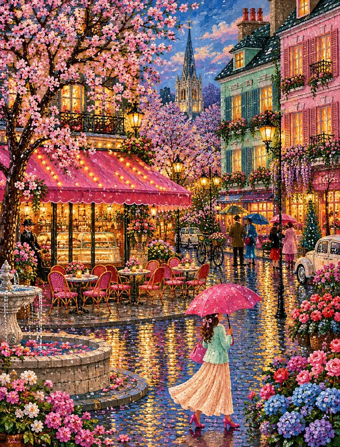 Rainy Day in Paris — wooden jigsaw puzzle by KOOBOOX