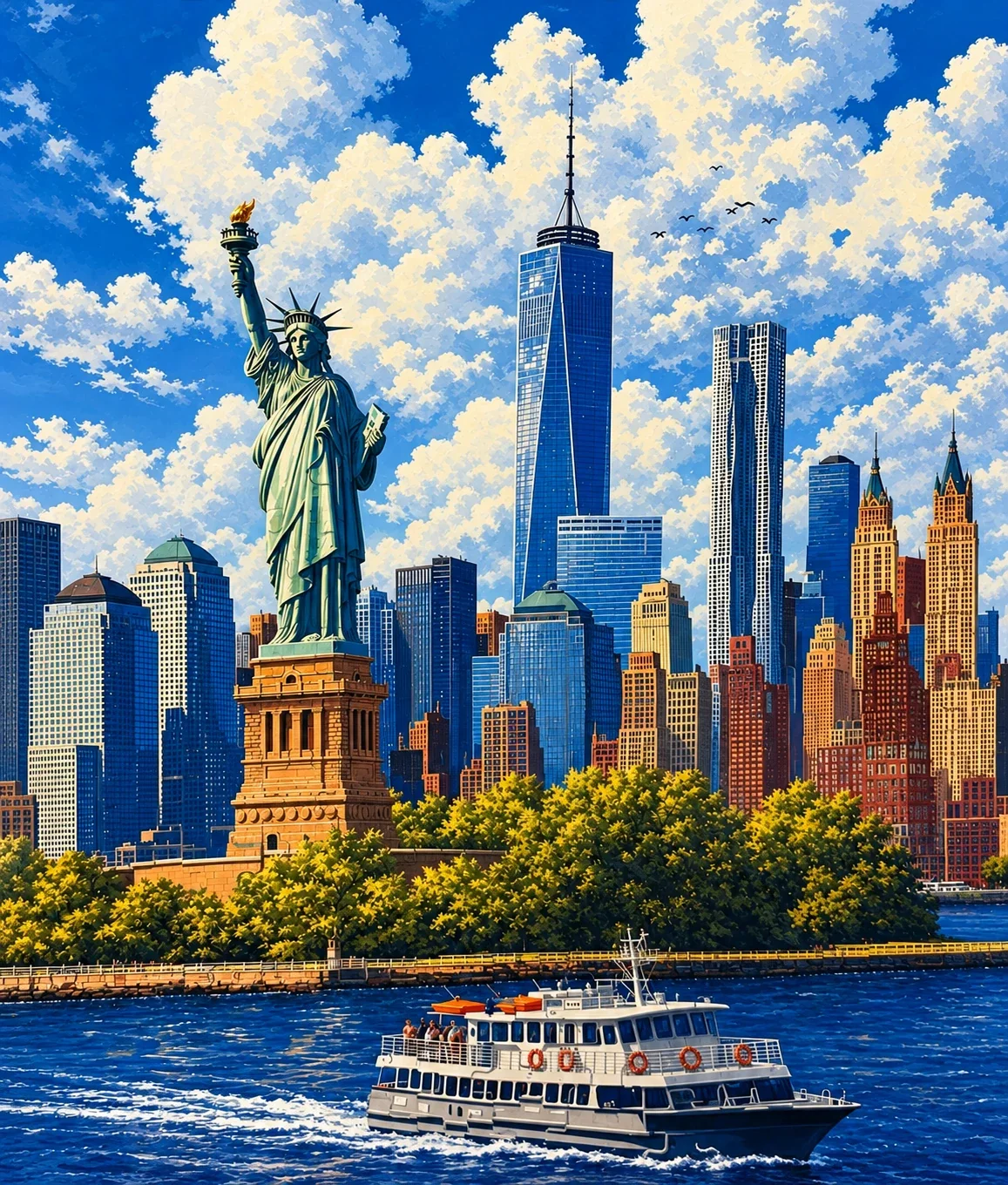 New York Skyline — wooden jigsaw puzzle by KOOBOOX