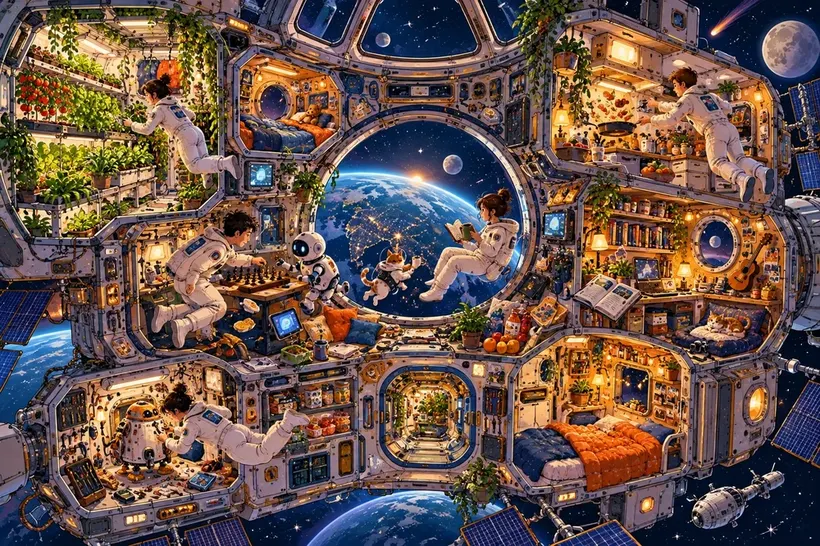 Space puzzles