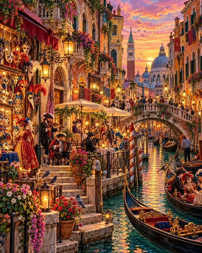 Venice Carnival jigsaw puzzle