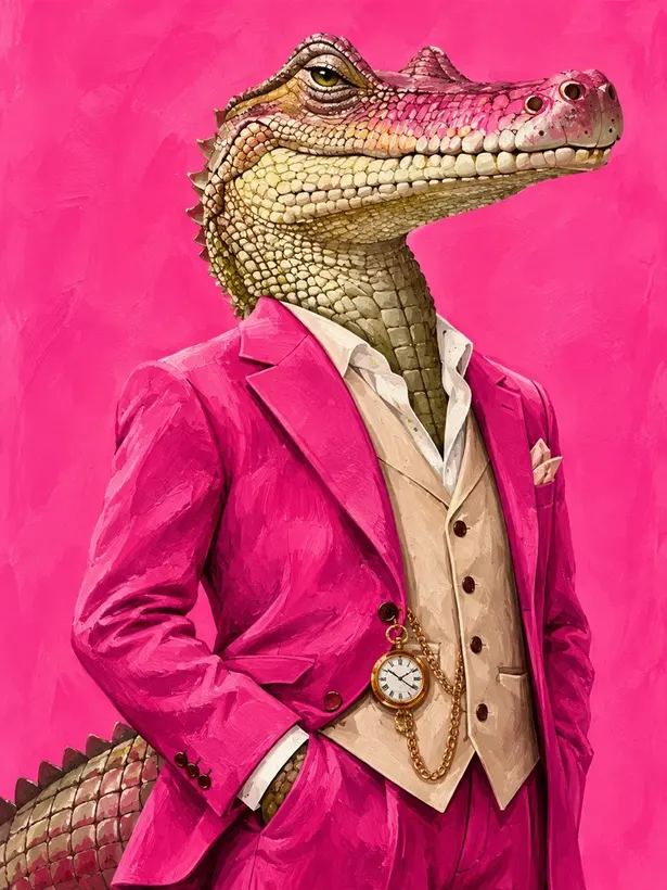 The Gentleman Croc jigsaw puzzle