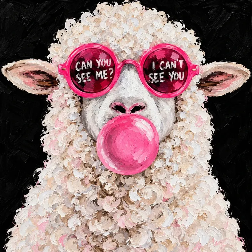 Bubblegum Sheep jigsaw puzzle