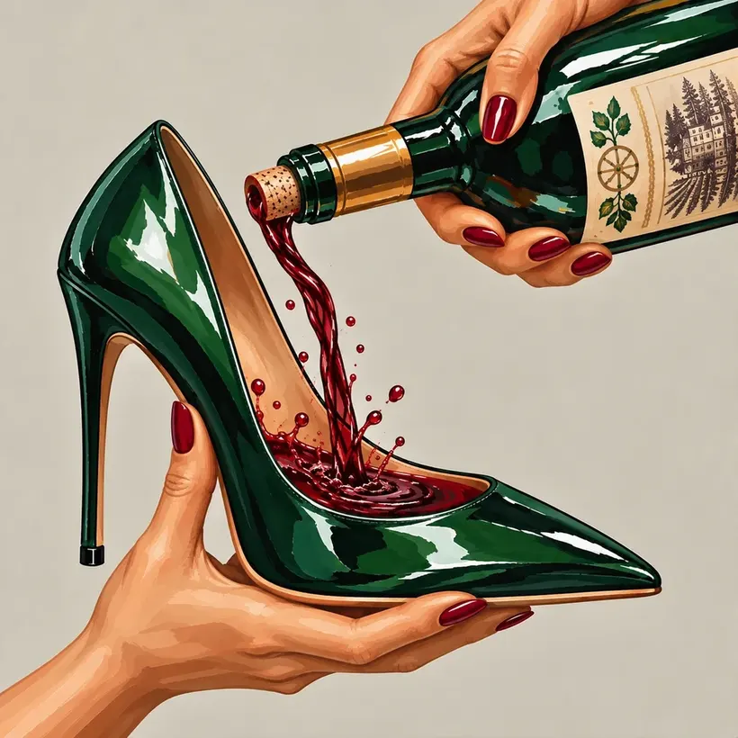 Wine in Heels jigsaw puzzle