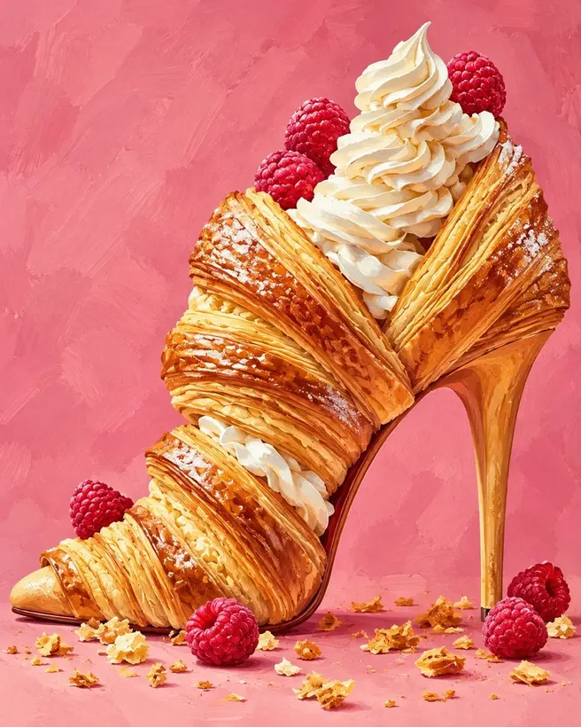 Croissant Stiletto jigsaw puzzle