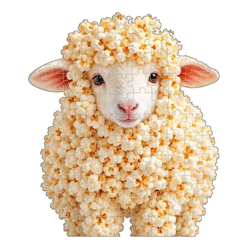Popcorn Lamb jigsaw puzzle