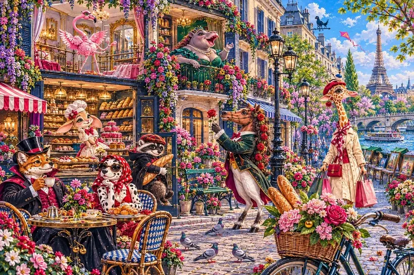 Landmarks puzzles