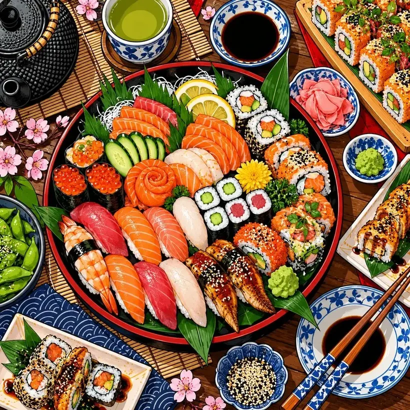 Sushi Platter jigsaw puzzle