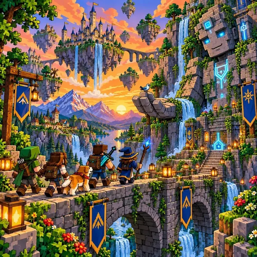 Guardians of the Sky Bridge jigsaw puzzle