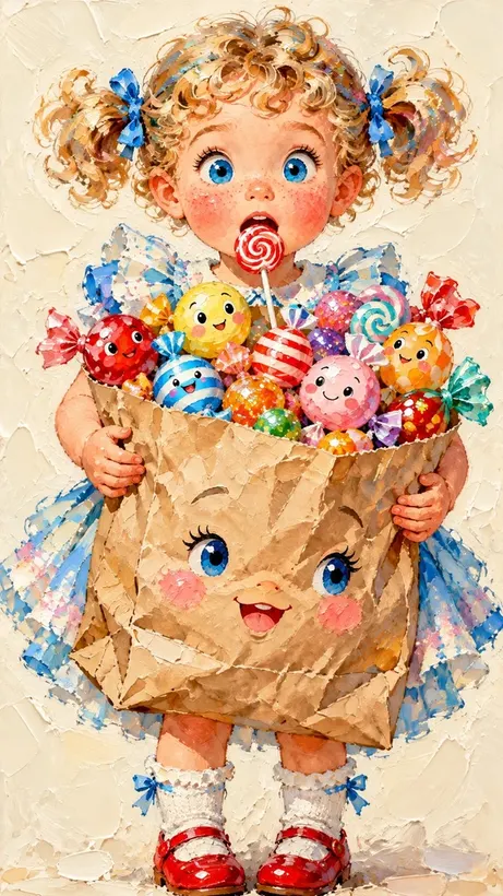 The Candy Bag jigsaw puzzle