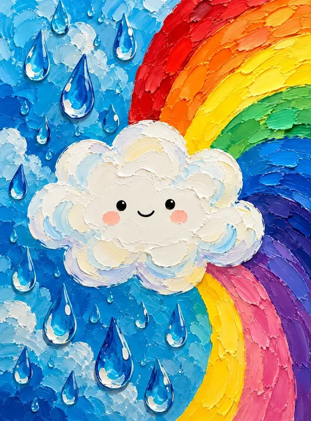 Rainbow Cloud jigsaw puzzle