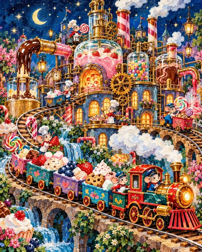 The Candy Express jigsaw puzzle