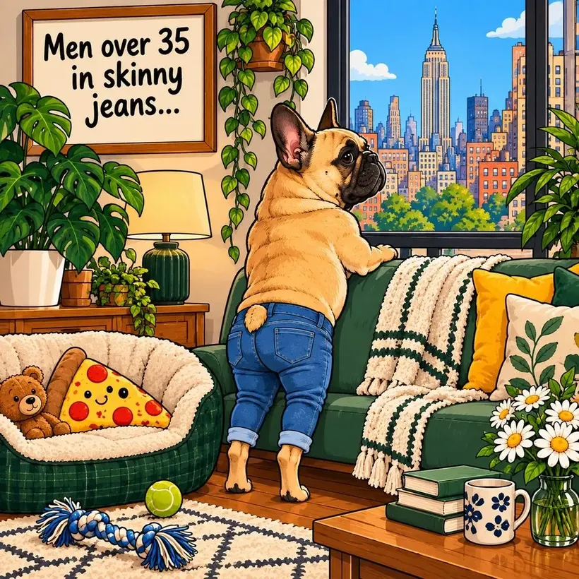 Men Over 35 in Skinny Jeans jigsaw puzzle