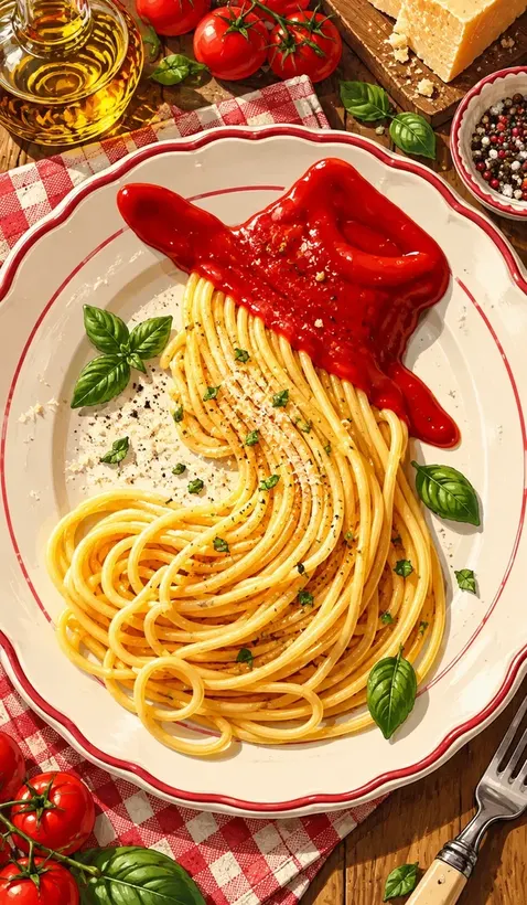 Pasta Brushstroke jigsaw puzzle