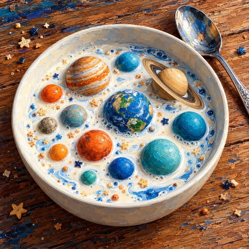 Cosmic Breakfast jigsaw puzzle