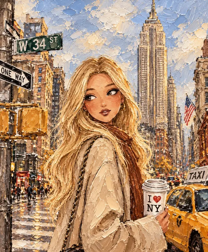 Coffee in Manhattan jigsaw puzzle