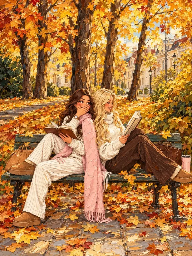 Autumn Book Club jigsaw puzzle