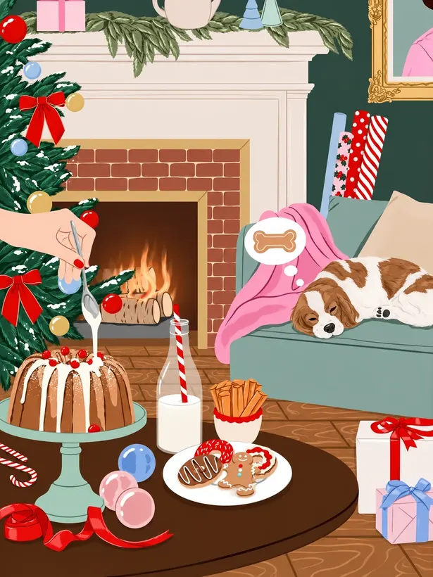 Bundt Cake & Sleepy Pup jigsaw puzzle