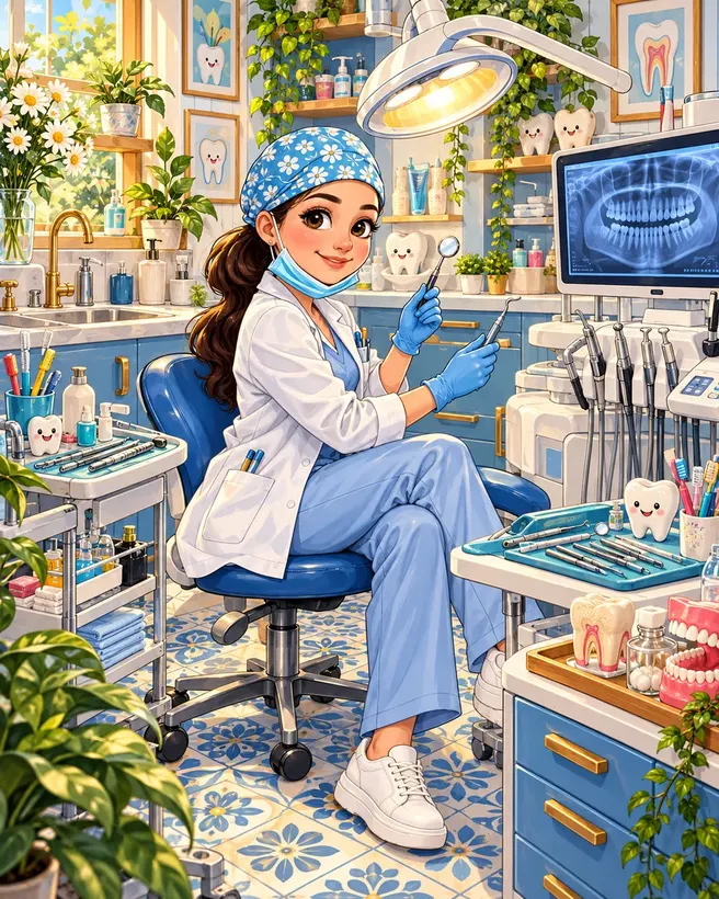 The Happy Dentist jigsaw puzzle