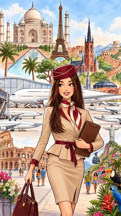 Wings Around the World jigsaw puzzle