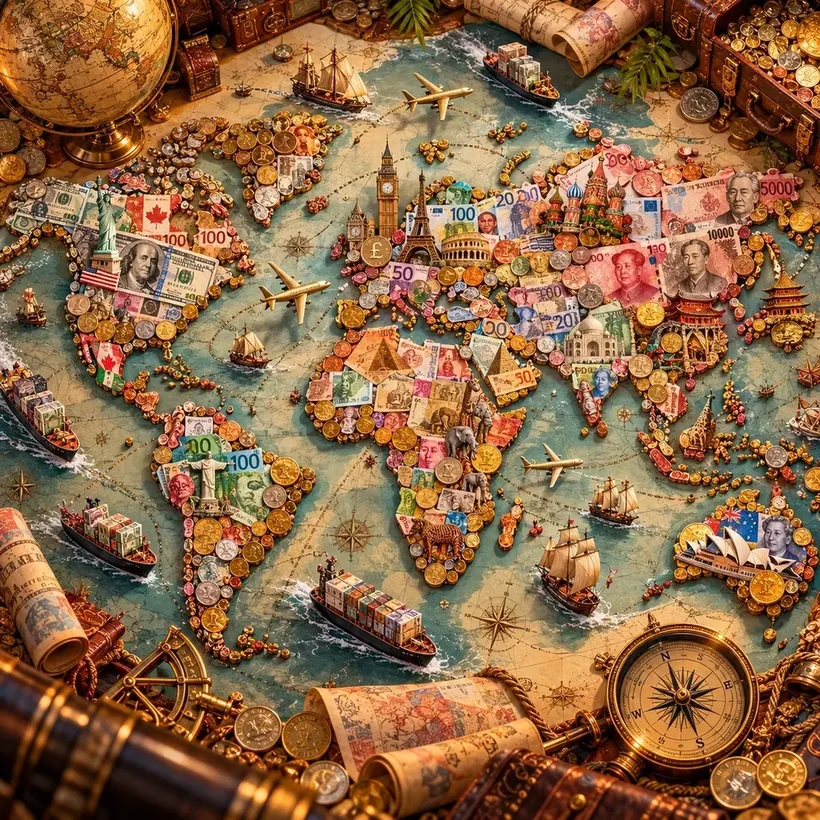 World currencies puzzles