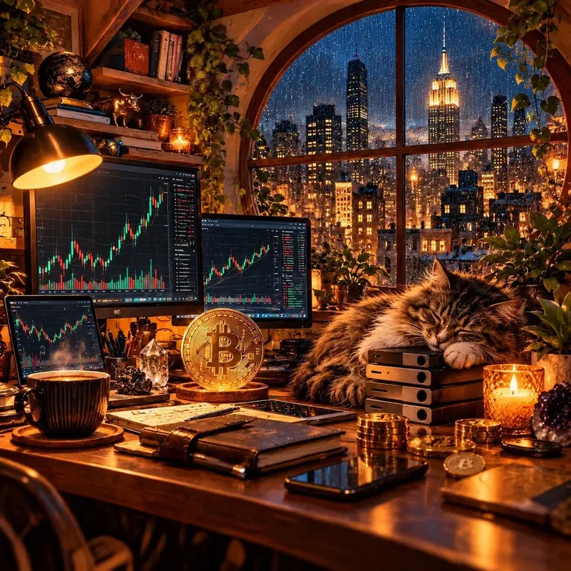 Crypto Night Desk jigsaw puzzle