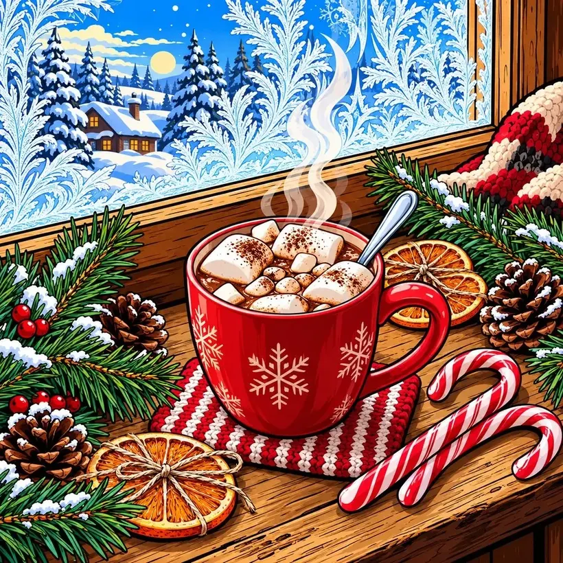 Cocoa by the Window jigsaw puzzle