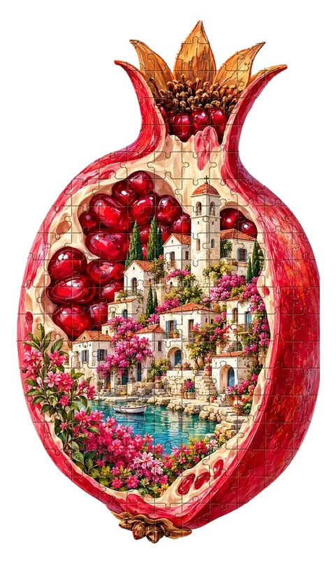 Pomegranate Village jigsaw puzzle