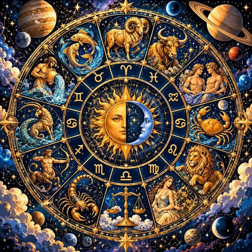 Zodiac Wheel jigsaw puzzle