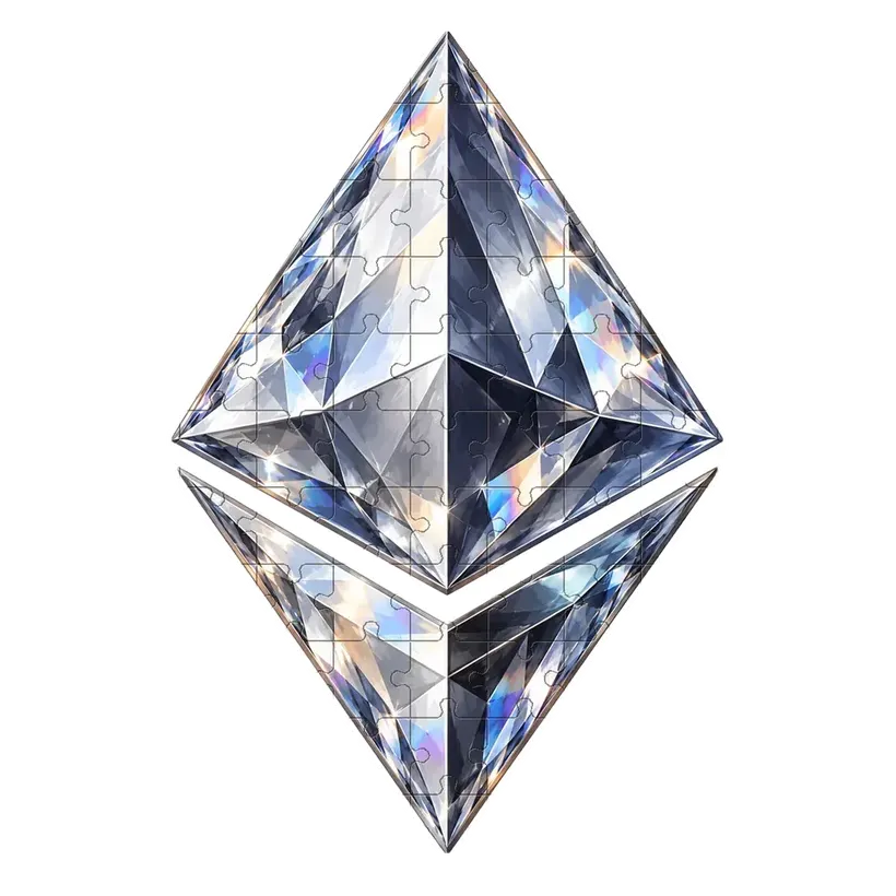 Ethereum Crystal jigsaw puzzle