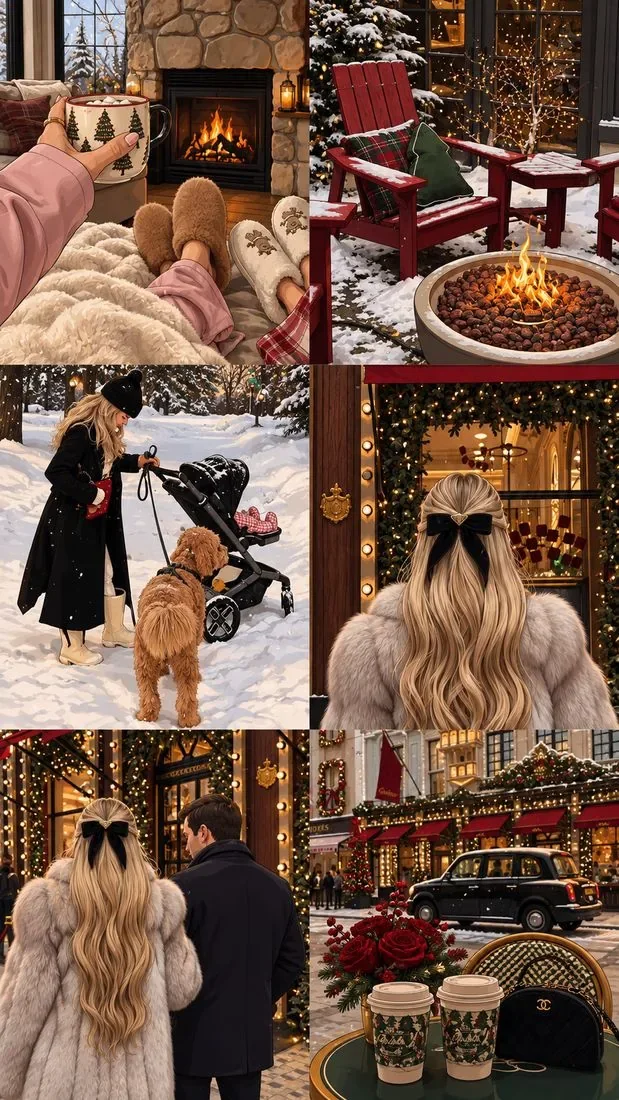 Winter Moodboard — wooden jigsaw puzzle by KOOBOOX