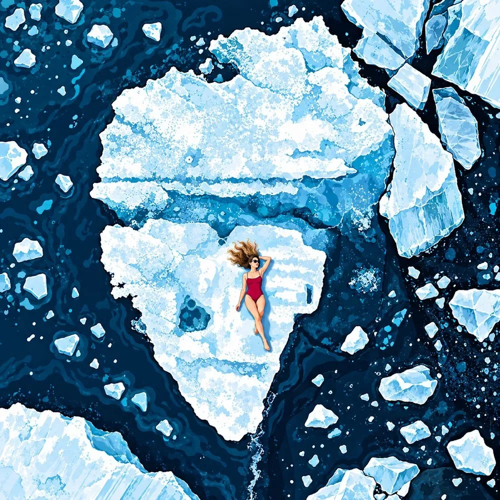Ice Floe — wooden jigsaw puzzle by KOOBOOX